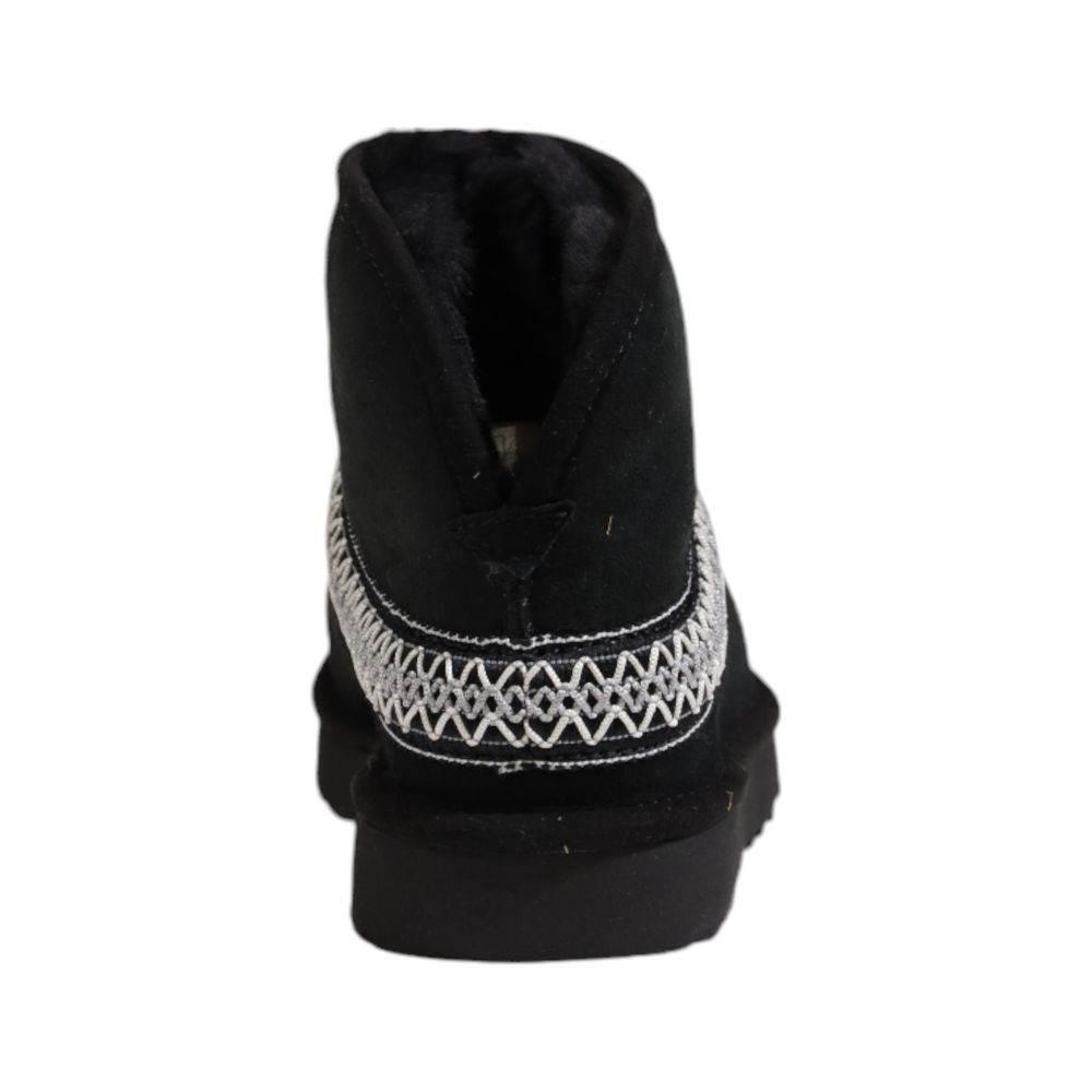UGG Black Suede Leather Boot - Hilstor