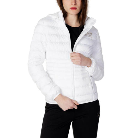 EA7 Emporio Armani White Polyester Jackets & Coat - Hilstor