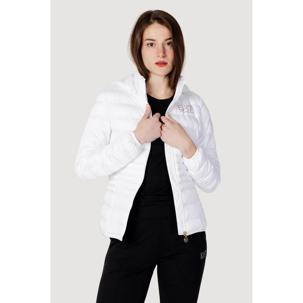 EA7 Emporio Armani White Polyester Jackets & Coat - Hilstor