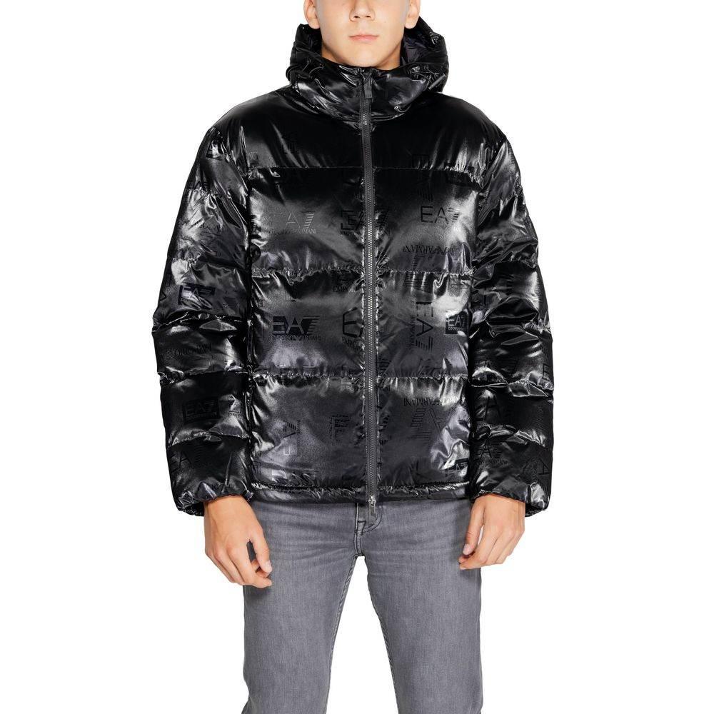 EA7 Emporio Armani Black Polyester Jackets & Coat - Hilstor