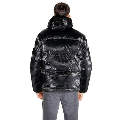 EA7 Emporio Armani Black Polyester Jackets & Coat - Hilstor