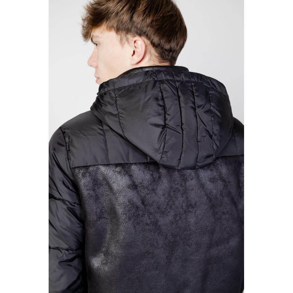 EA7 Emporio Armani Black Polyester Jackets & Coat - Hilstor