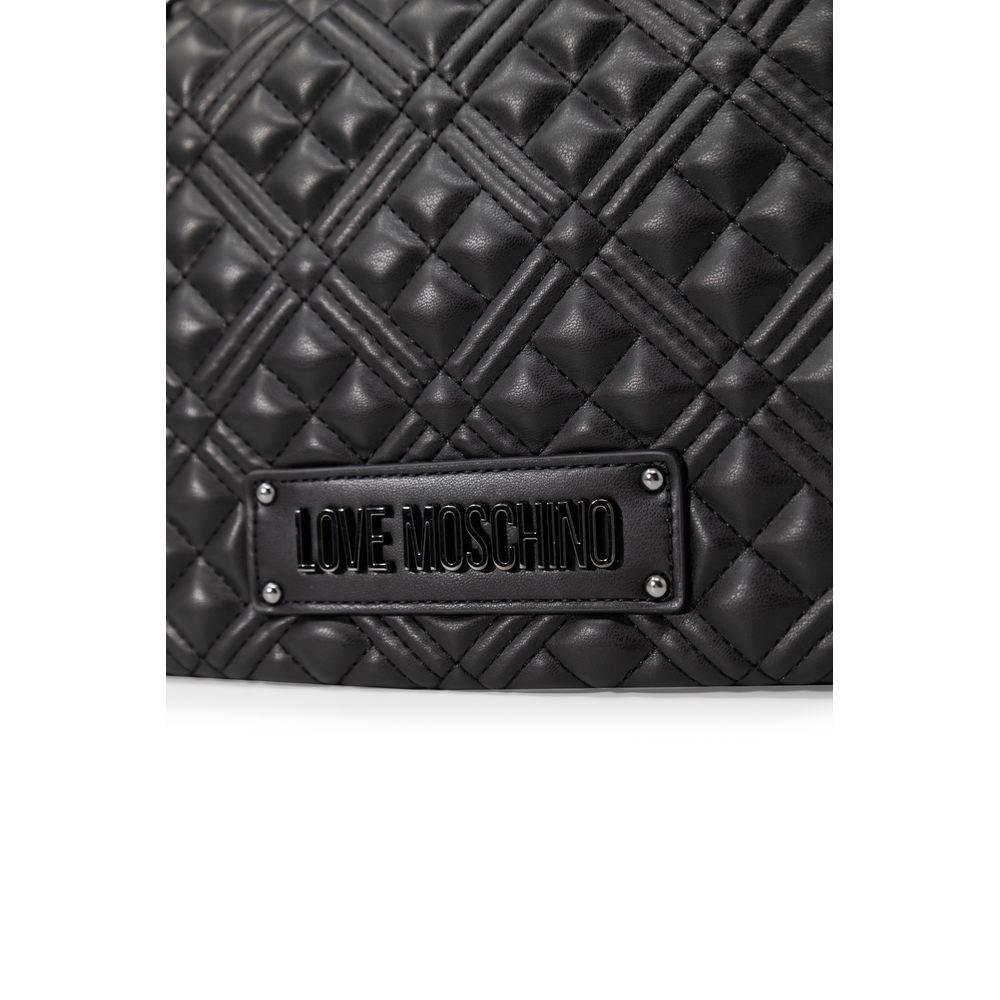 Love Moschino Black Polyethylene Handbag - Hilstor