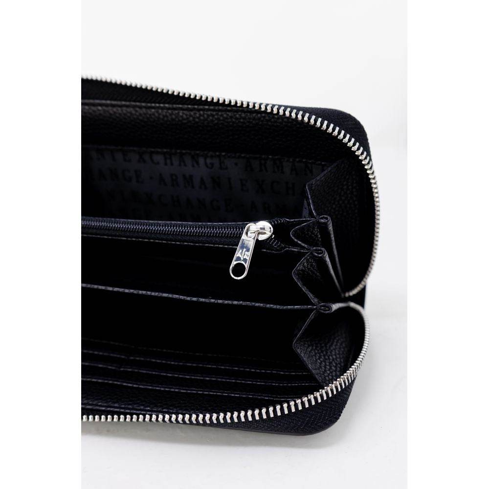 Armani Exchange Black Polyethylene Wallet - Hilstor