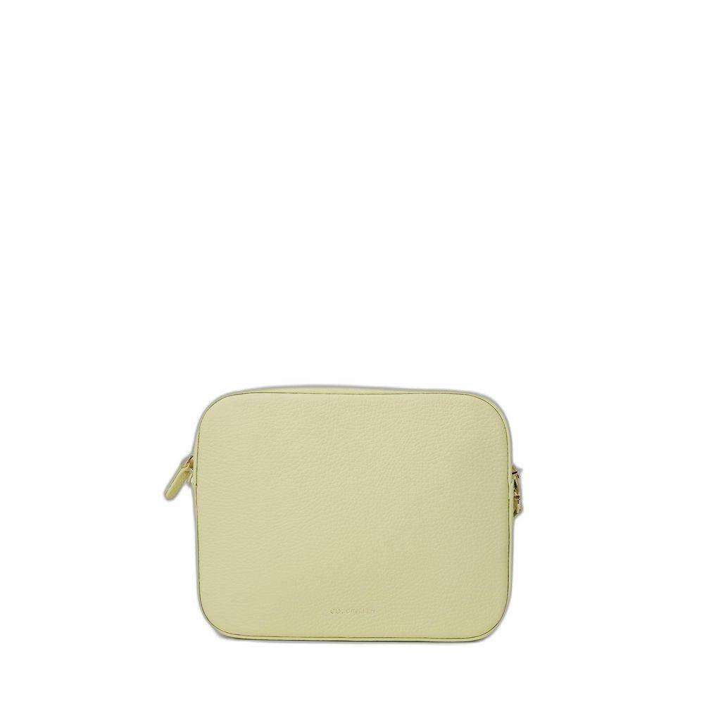 Coccinelle Yellow Leather Handbag - Hilstor