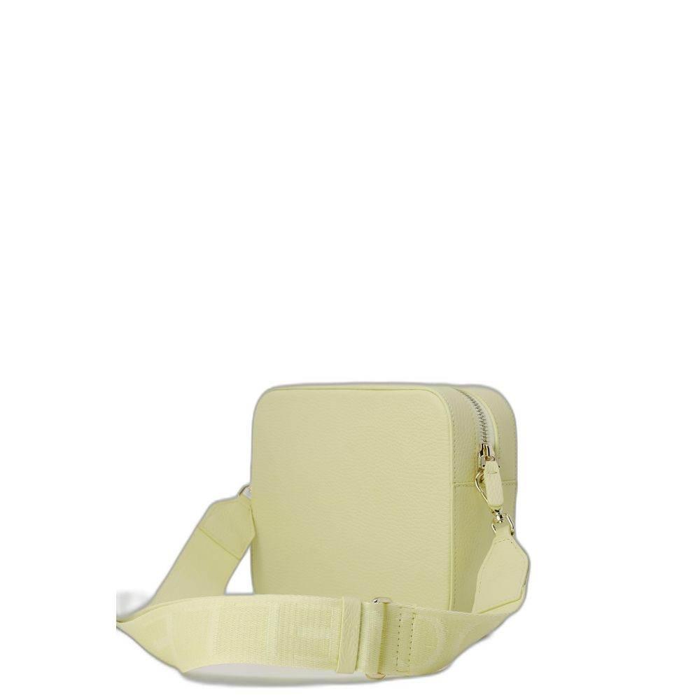 Coccinelle Yellow Leather Handbag - Hilstor