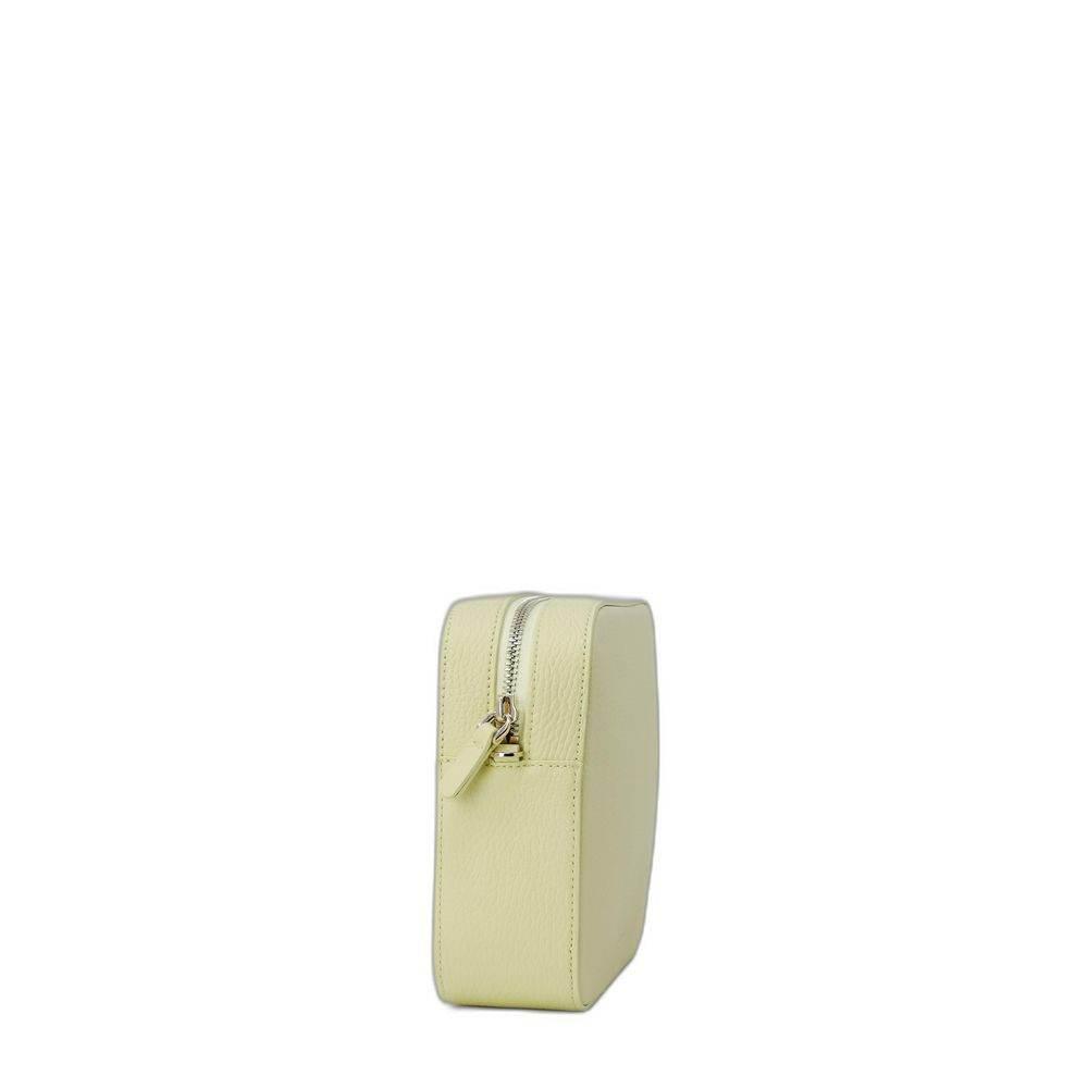 Coccinelle Yellow Leather Handbag - Hilstor