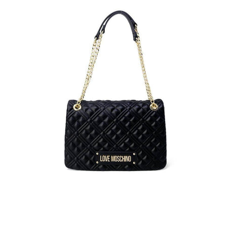 Love Moschino Gold Polyethylene Handbag - Hilstor