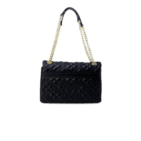 Love Moschino Gold Polyethylene Handbag - Hilstor