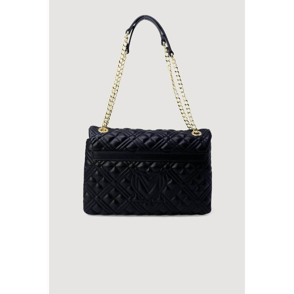 Love Moschino Gold Polyethylene Handbag - Hilstor