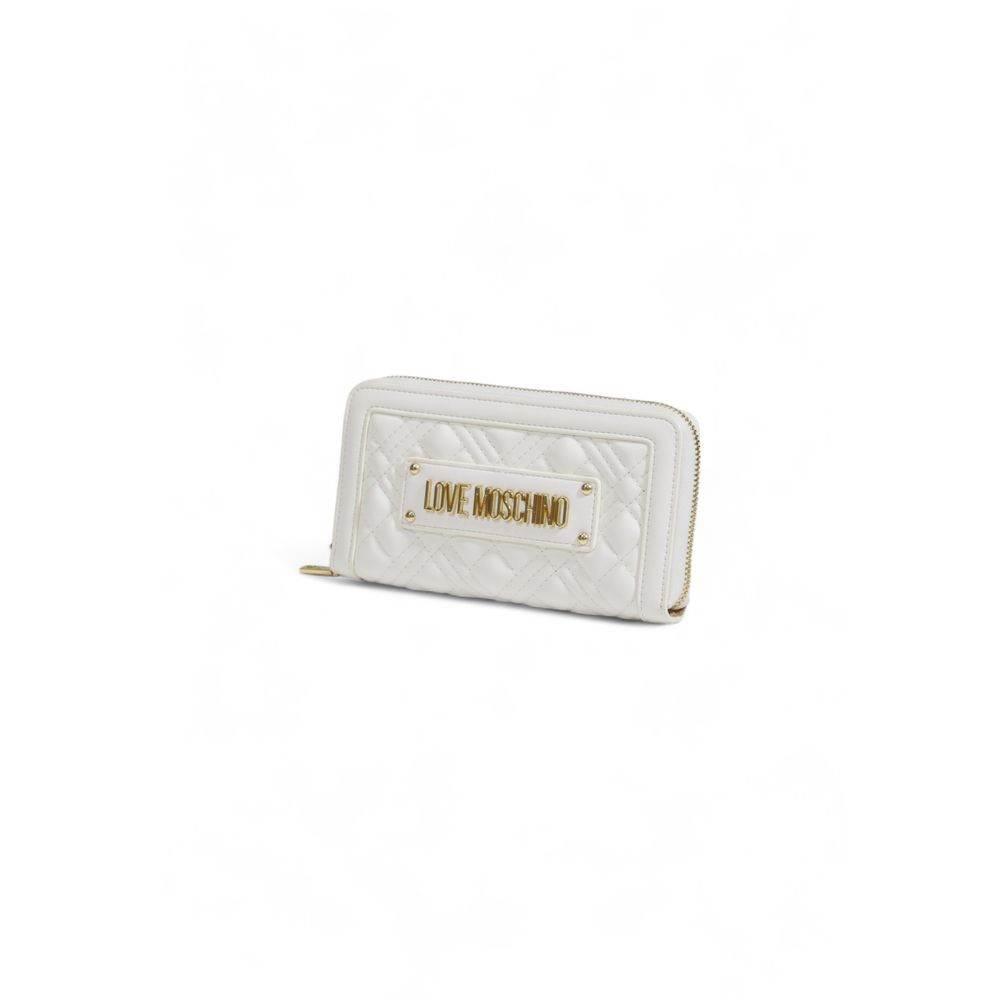 Love Moschino White Polyethylene Wallet - Hilstor