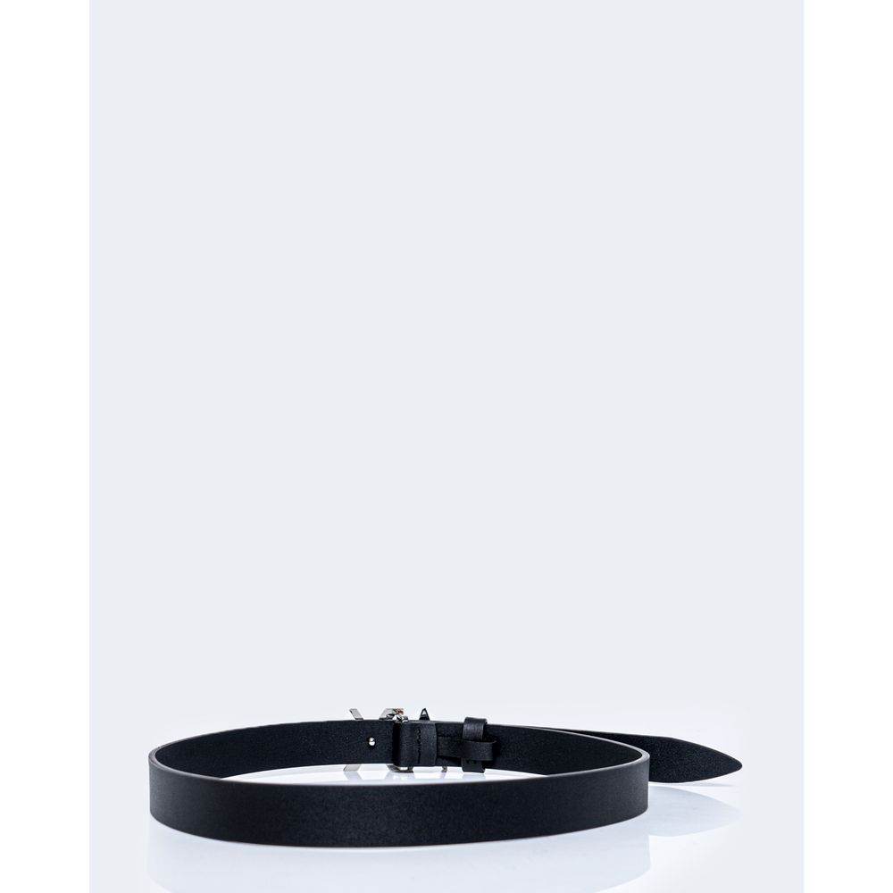 Armani Exchange Black Leather Belt - Hilstor