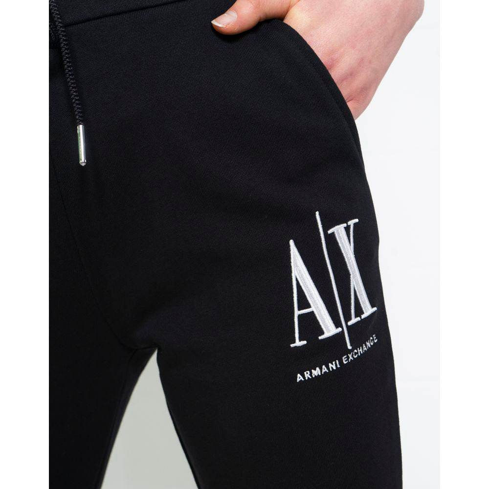 Armani Exchange Black Cotton Jeans & Pant - Hilstor
