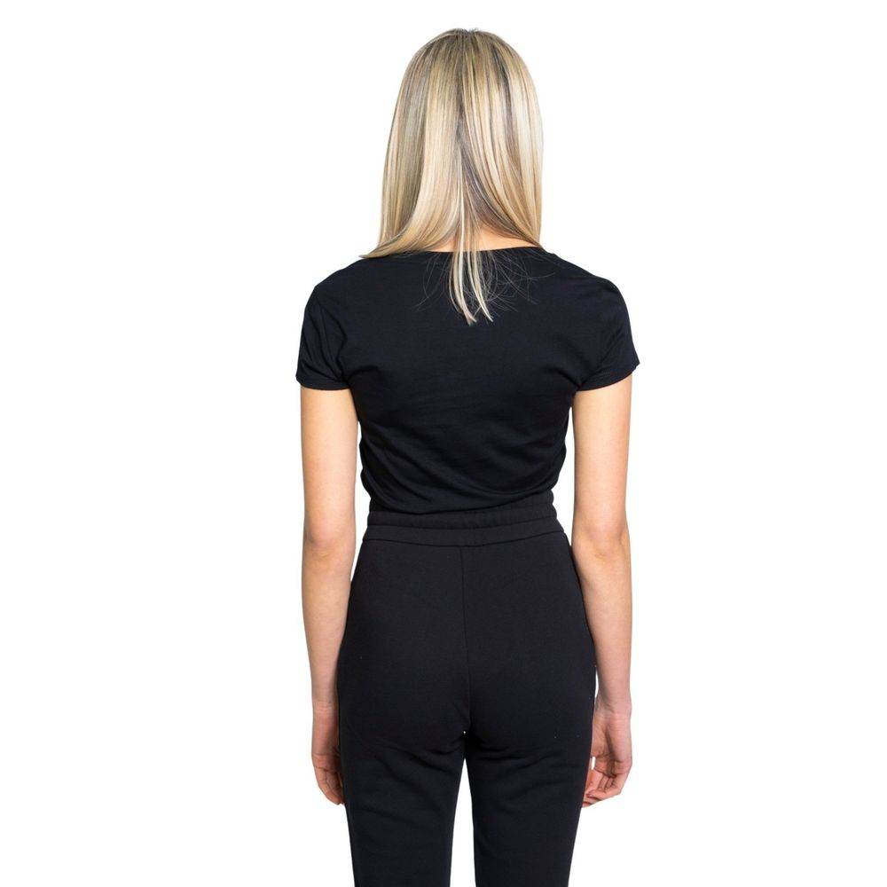 Armani Exchange Black Cotton Tops & T-Shirt - Hilstor