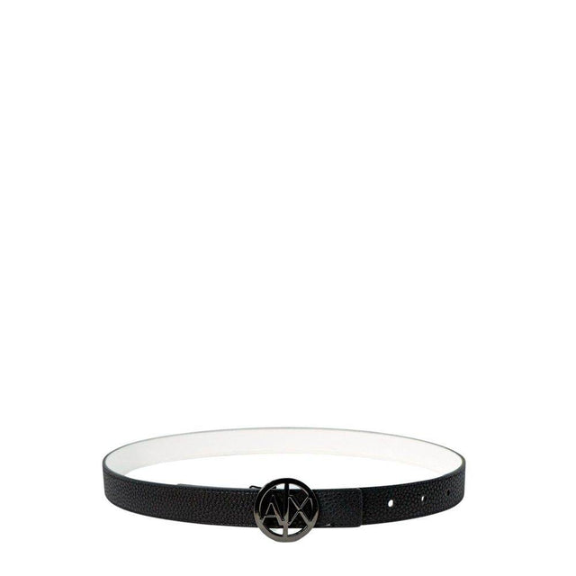 Armani Exchange Black Polyester Belt - Hilstor