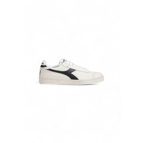 Diadora Black And White Leather Sneaker - Hilstor
