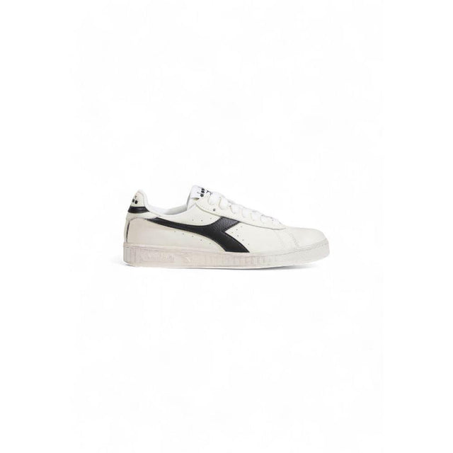 Diadora Black And White Leather Sneaker - Hilstor