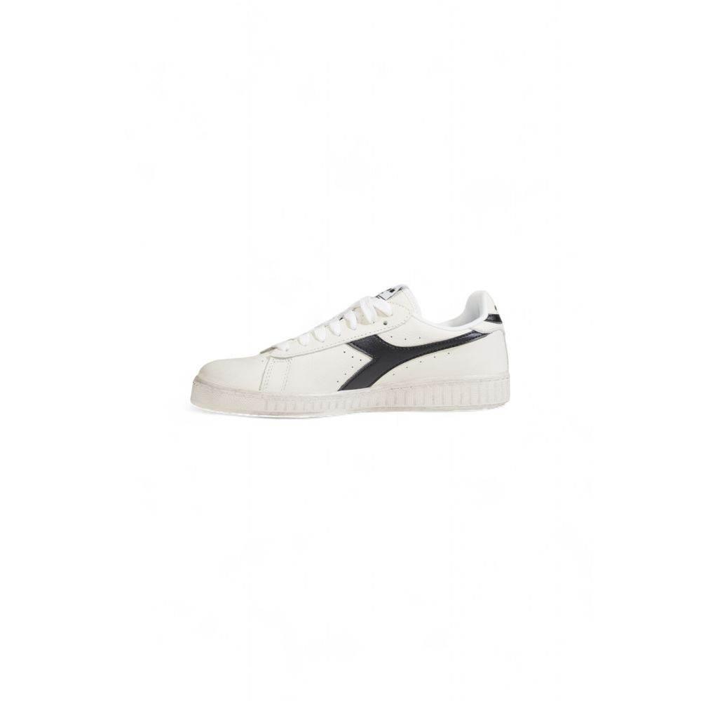 Diadora Black And White Leather Sneaker - Hilstor