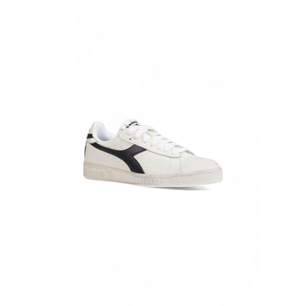 Diadora Black And White Leather Sneaker - Hilstor