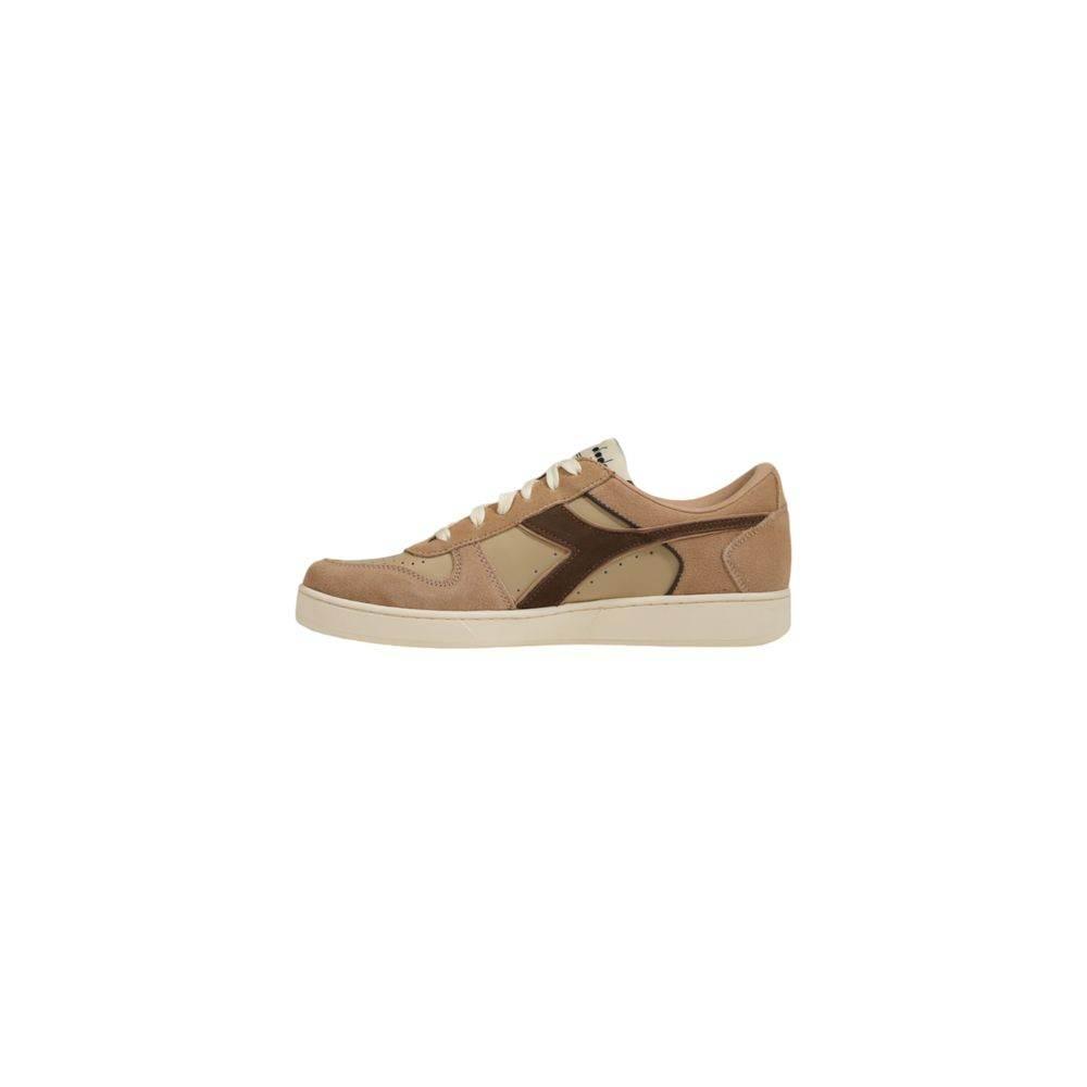 Diadora Beige Leather Sneaker - Hilstor