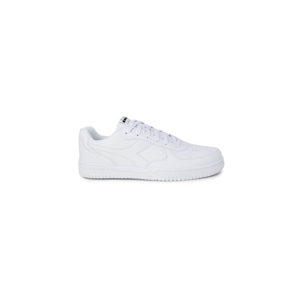 Diadora White Artificial Leather Sneaker - Hilstor