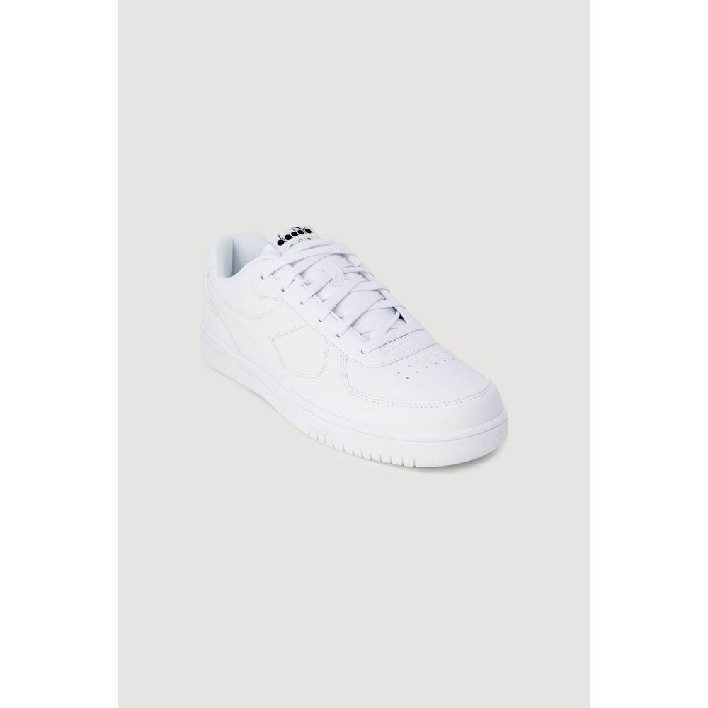 Diadora White Artificial Leather Sneaker - Hilstor