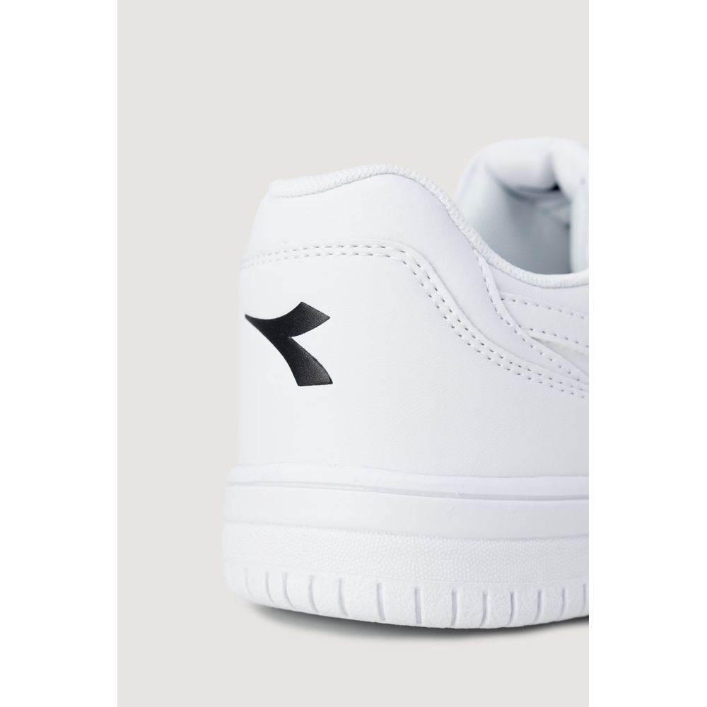 Diadora White Artificial Leather Sneaker - Hilstor