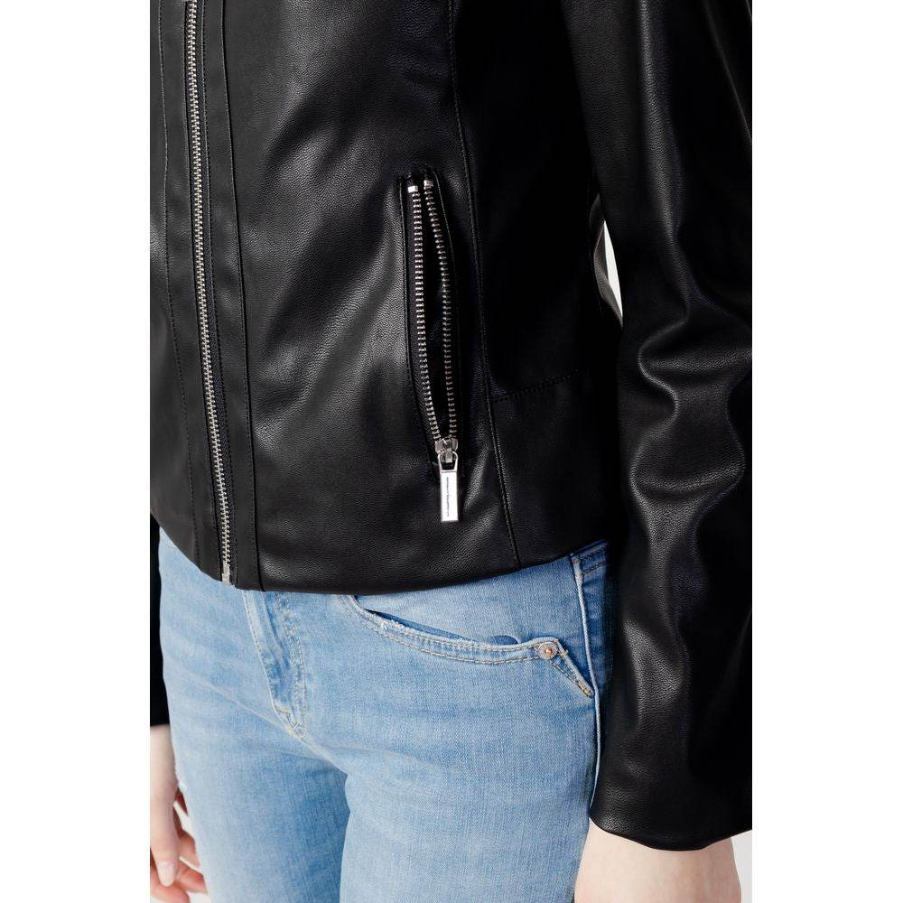 Armani Exchange Black Polyester Jackets & Coat - Hilstor