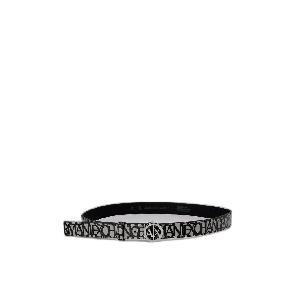 Armani Exchange Gray Polyester Belt - Hilstor
