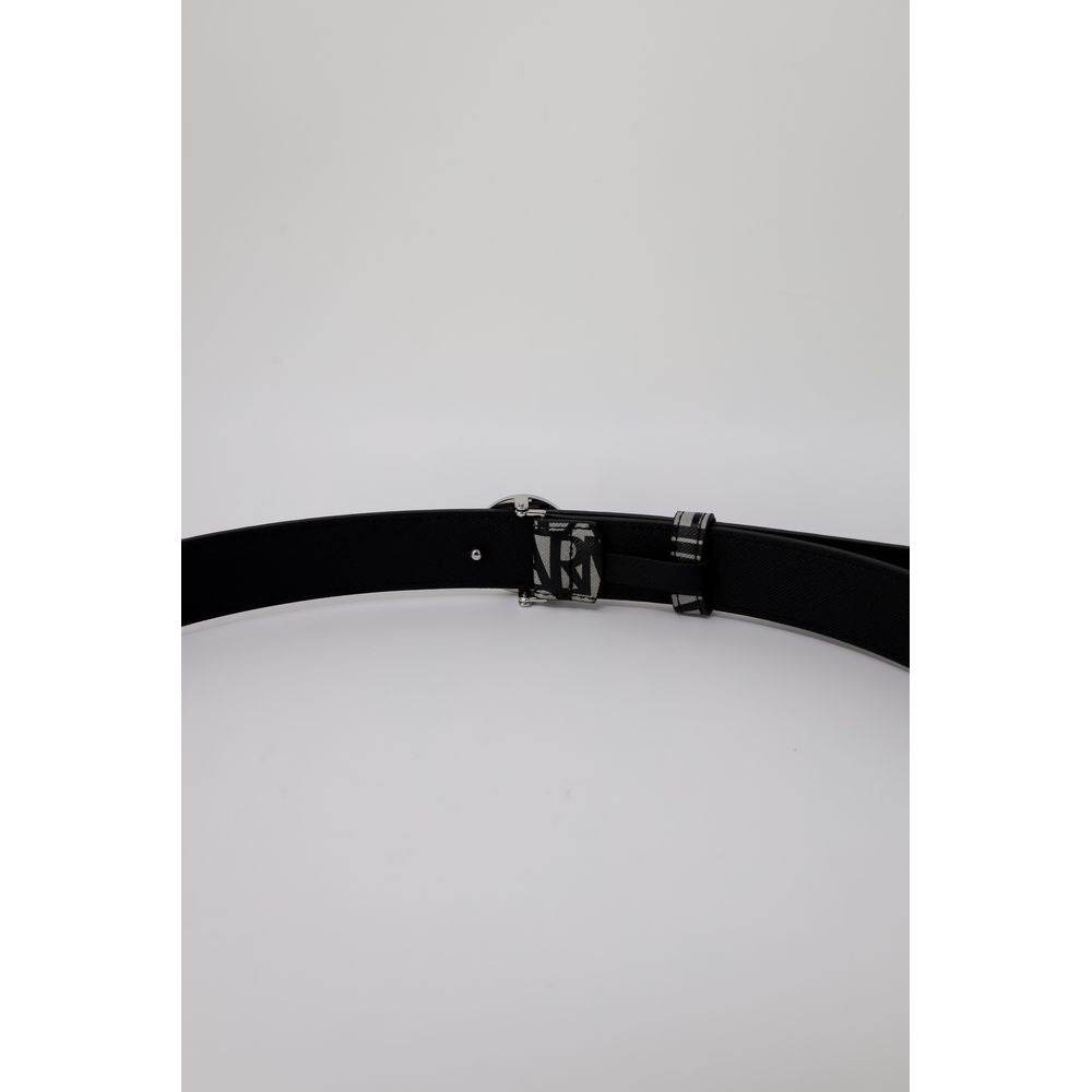 Armani Exchange Gray Polyester Belt - Hilstor