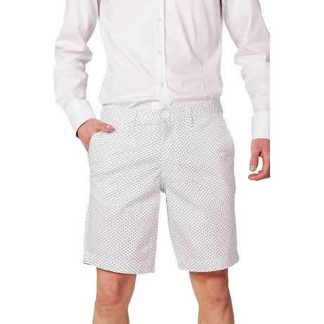 Armani Exchange White Cotton Short - Hilstor