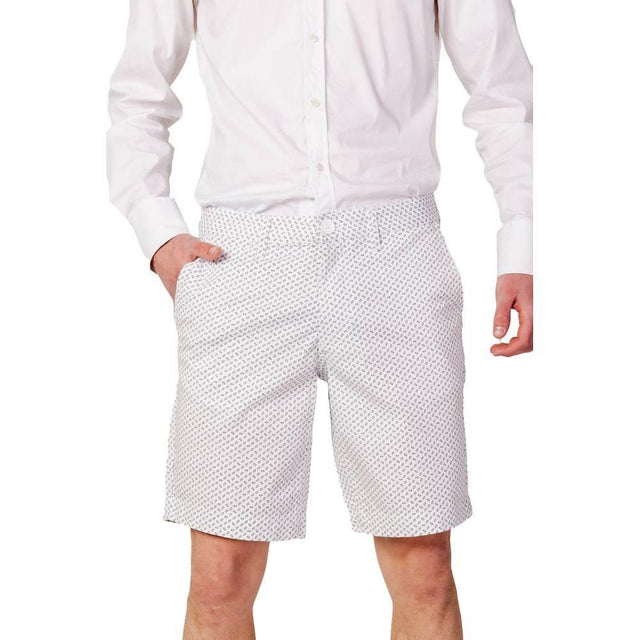 Armani Exchange White Cotton Short - Hilstor