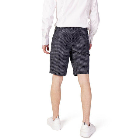 Armani Exchange Blue Cotton Short - Hilstor