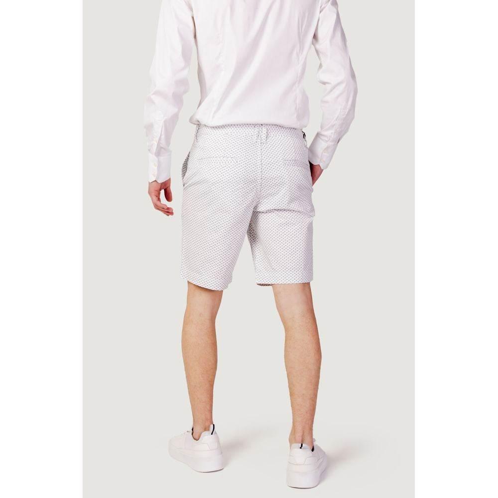 Armani Exchange White Cotton Short - Hilstor