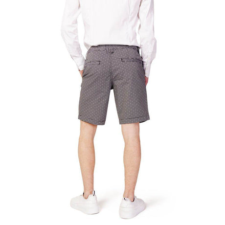 Armani Exchange Black And White Cotton Short - Hilstor