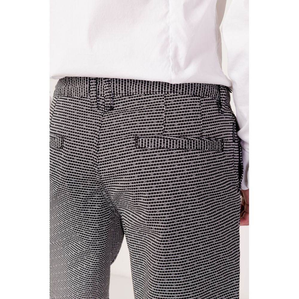 Armani Exchange Black And White Cotton Short - Hilstor