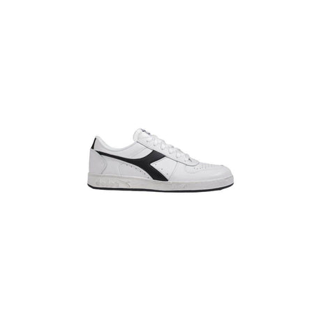 Diadora Black And White Leather Sneaker - Hilstor