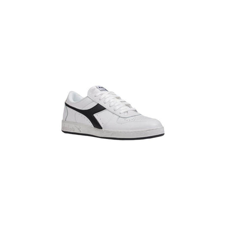Diadora Black And White Leather Sneaker - Hilstor