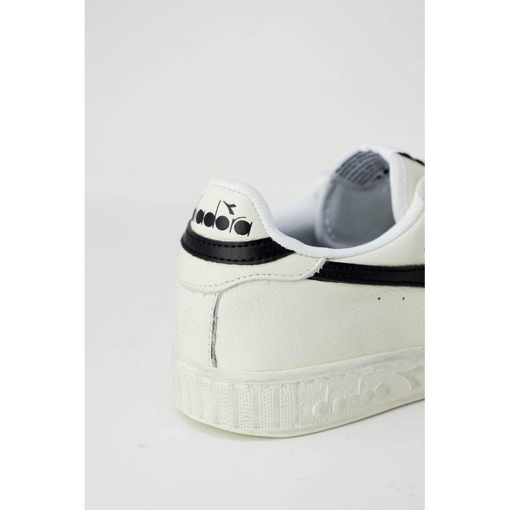 Diadora Black Artificial Leather Sneaker - Hilstor