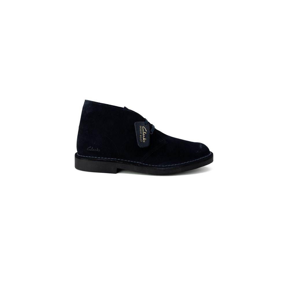 Clarks Blue Leather Boot - Hilstor