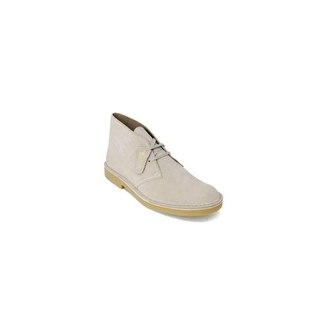 Clarks Gray Leather Boot - Hilstor