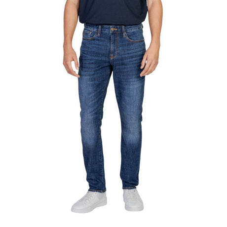 Armani Exchange Blue Cotton Jeans & Pant - Hilstor