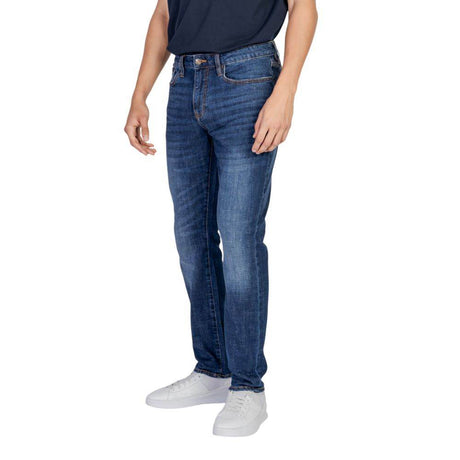 Armani Exchange Blue Cotton Jeans & Pant - Hilstor