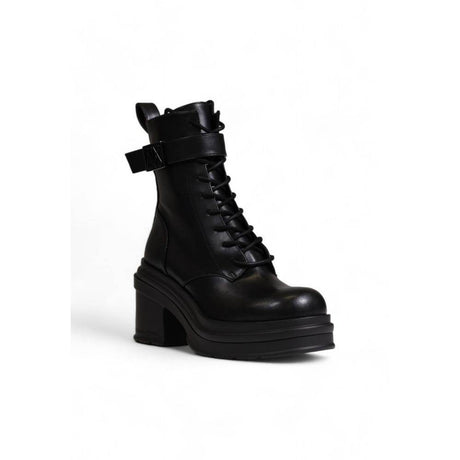 Armani Exchange Black Polyester Boot - Hilstor