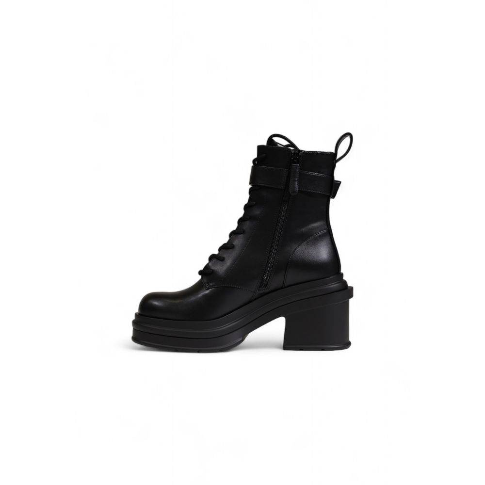 Armani Exchange Black Polyester Boot - Hilstor