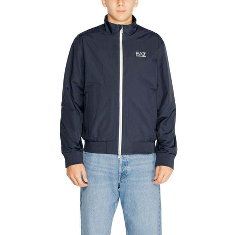 EA7 Emporio Armani Blue Polyamide Jackets & Coat - Hilstor