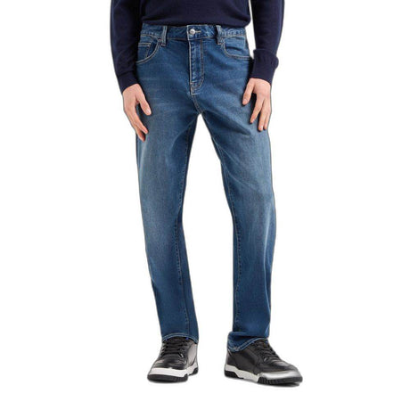 Armani Exchange Blue Cotton Jeans & Pant - Hilstor
