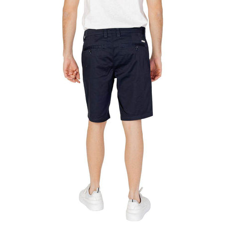 Armani Exchange Blue Cotton Short - Hilstor