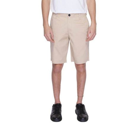 Armani Exchange Beige Cotton Short - Hilstor
