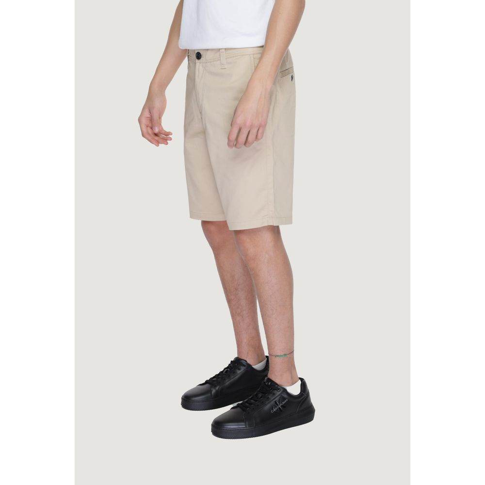 Armani Exchange Beige Cotton Short - Hilstor